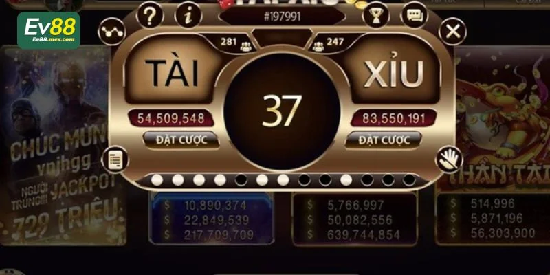 Game tài xỉu live EV88 và thông tin cơ bản cho thành viên.